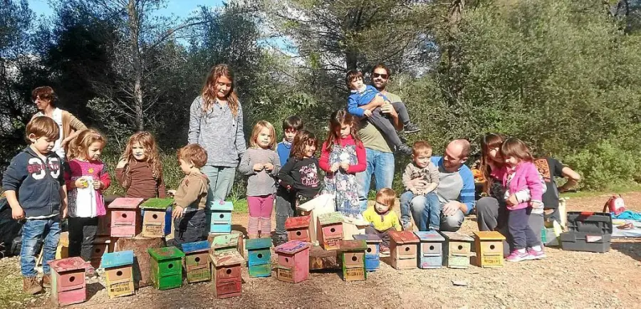 integrantes ictib en actividad en bunyola